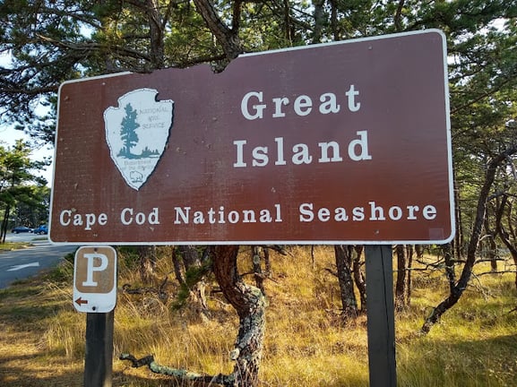 Great Island Trail Sign