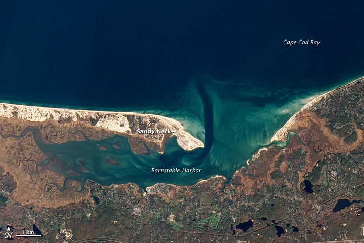 Sandy Neck Marsh Trail Aerial View